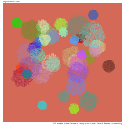 Grave-toned Brook betwixt Melding — Water Interference, 38 elements
