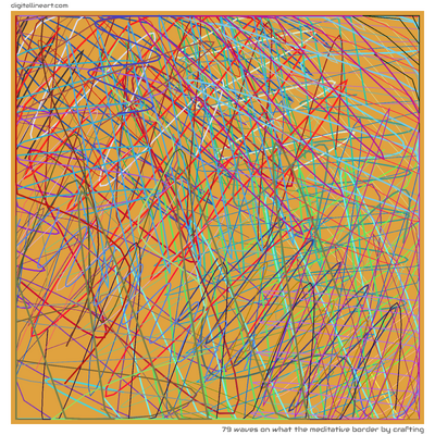 79 Waves in What the Meditative Border by Crafting