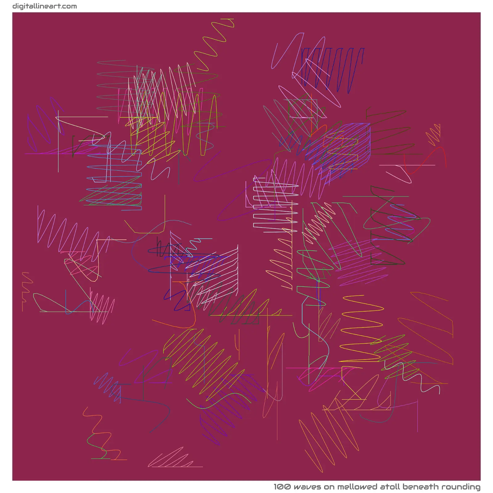 Mellowed Atoll beneath Rounding — 100 waves