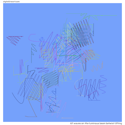 The Luminous Beam betwixt Lifting — 67 waves