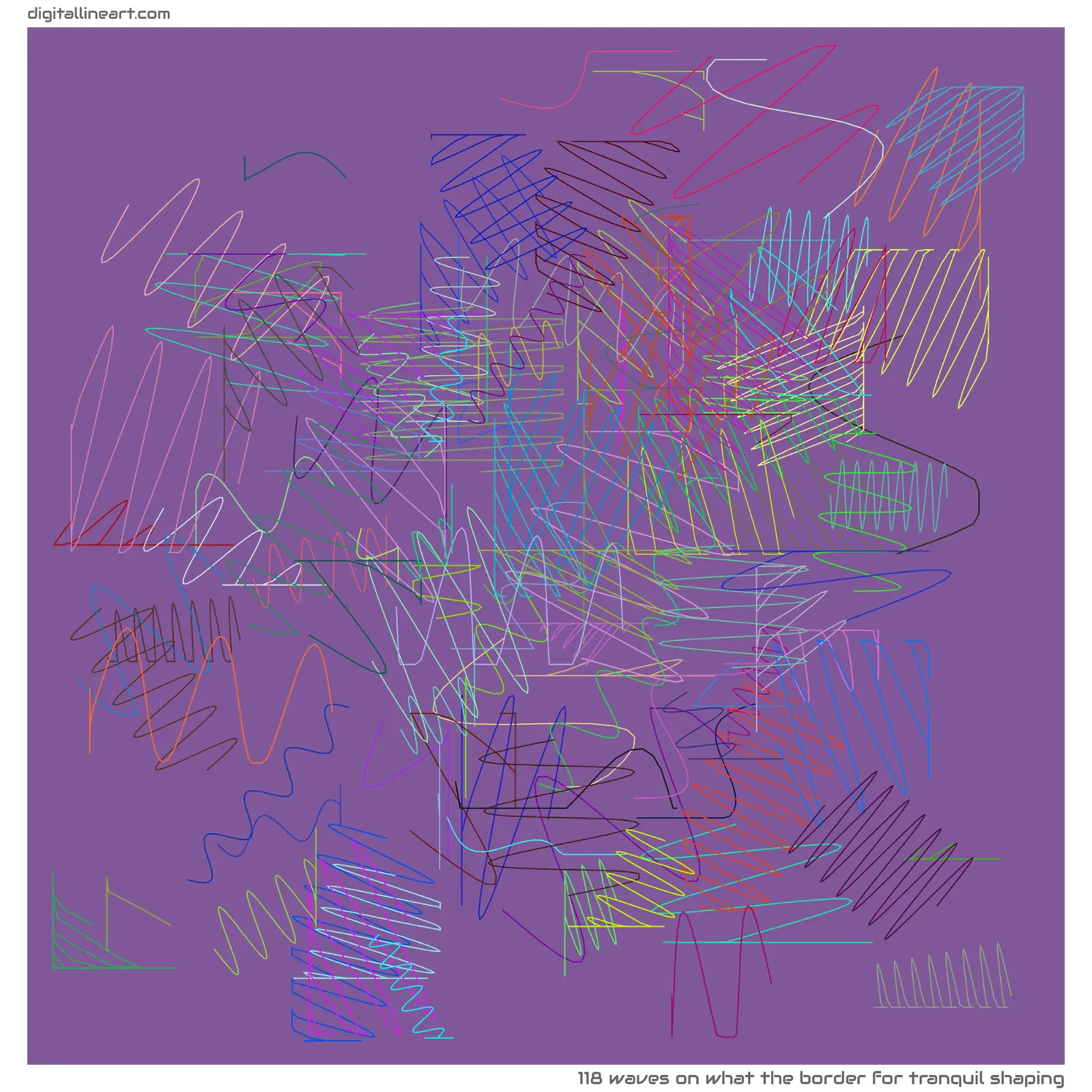 What the Border for Tranquil Shaping — 118 waves