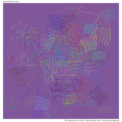 What the Border for Tranquil Shaping — 118 waves