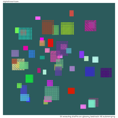 Gloomy Bedrock till Submerging — 51 weaving drafts