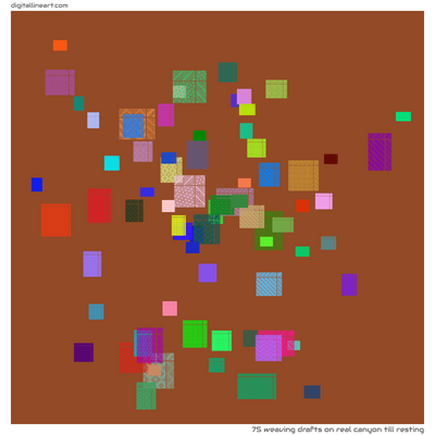 Real Canyon till Resting — 75 weaving drafts