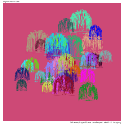 Shaped Atoll till Lodging — 37 weeping willows