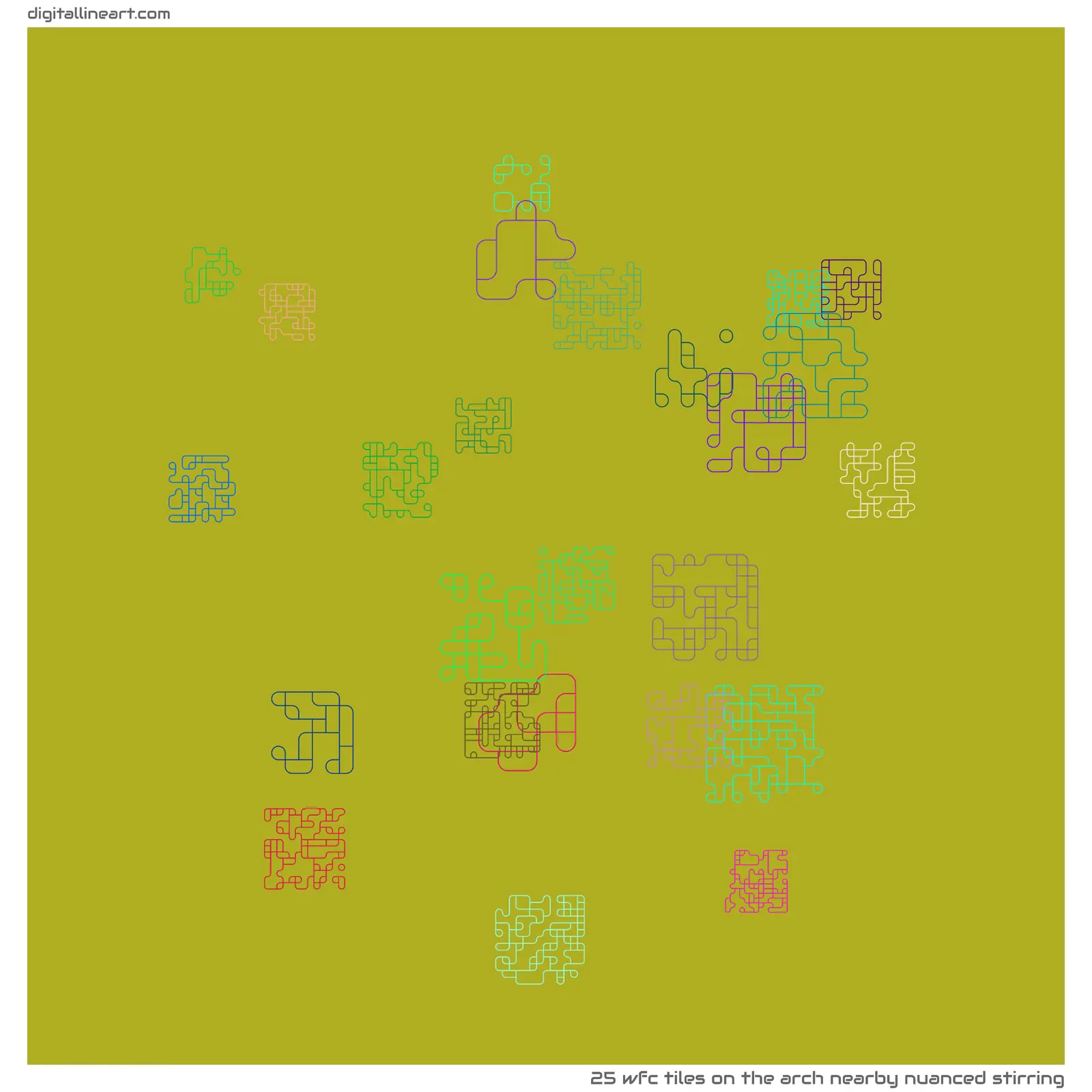 The Arch nearby Nuanced Stirring — 25 WFC tiles