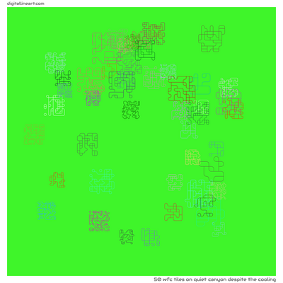 Quiet Canyon despite the Cooling — 50 WFC tiles