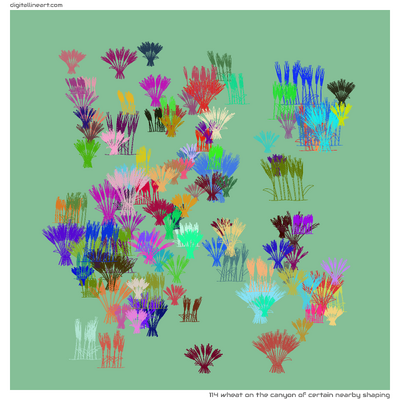 The Canyon of Certain nearby Shaping — Wheat, 114 elements