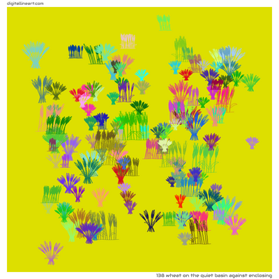 The Quiet Basin Against Enclosing — Wheat, 138 elements