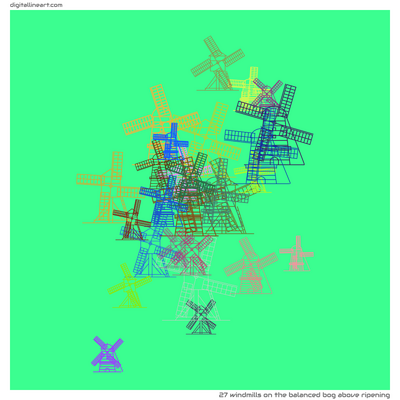 The Balanced Bog above Ripening — 27 windmills