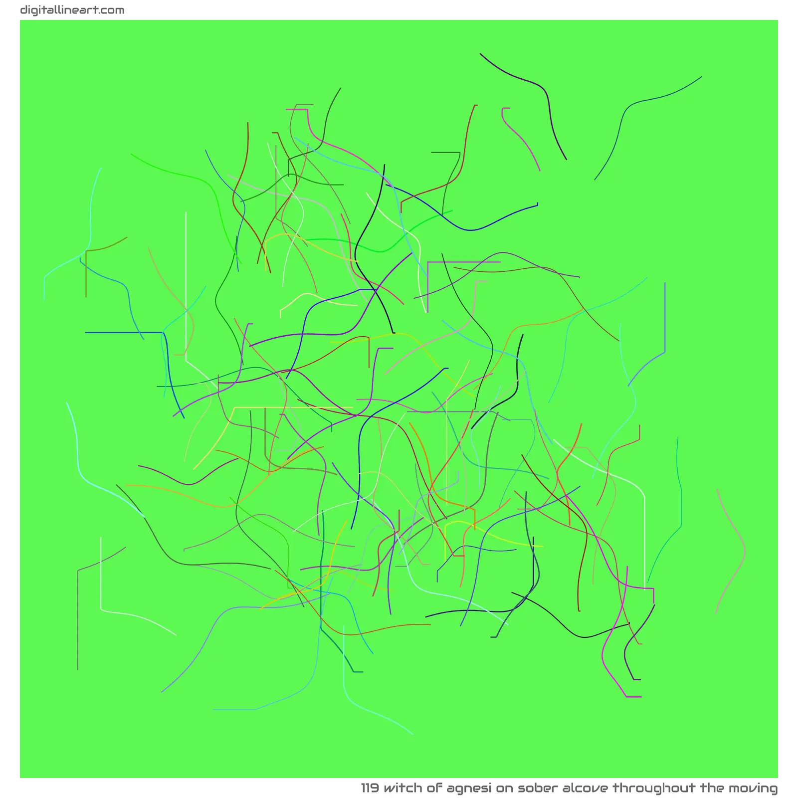 Sober Alcove throughout the Moving — Witch of Agnesi, 119 elements