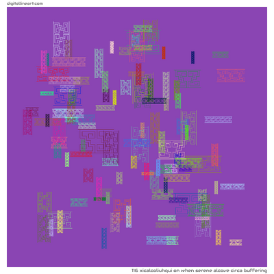 When Serene Alcove circa Buffering — Xicalcoliuhqui, 116 elements