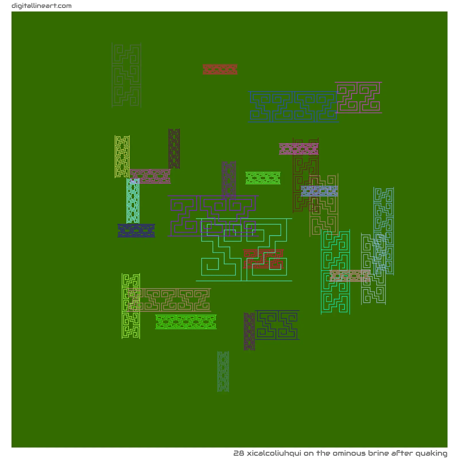 The Ominous Brine after Quaking — Xicalcoliuhqui, 28 elements