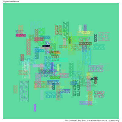 The Steadfast Acre by Resting — Xicalcoliuhqui, 94 elements
