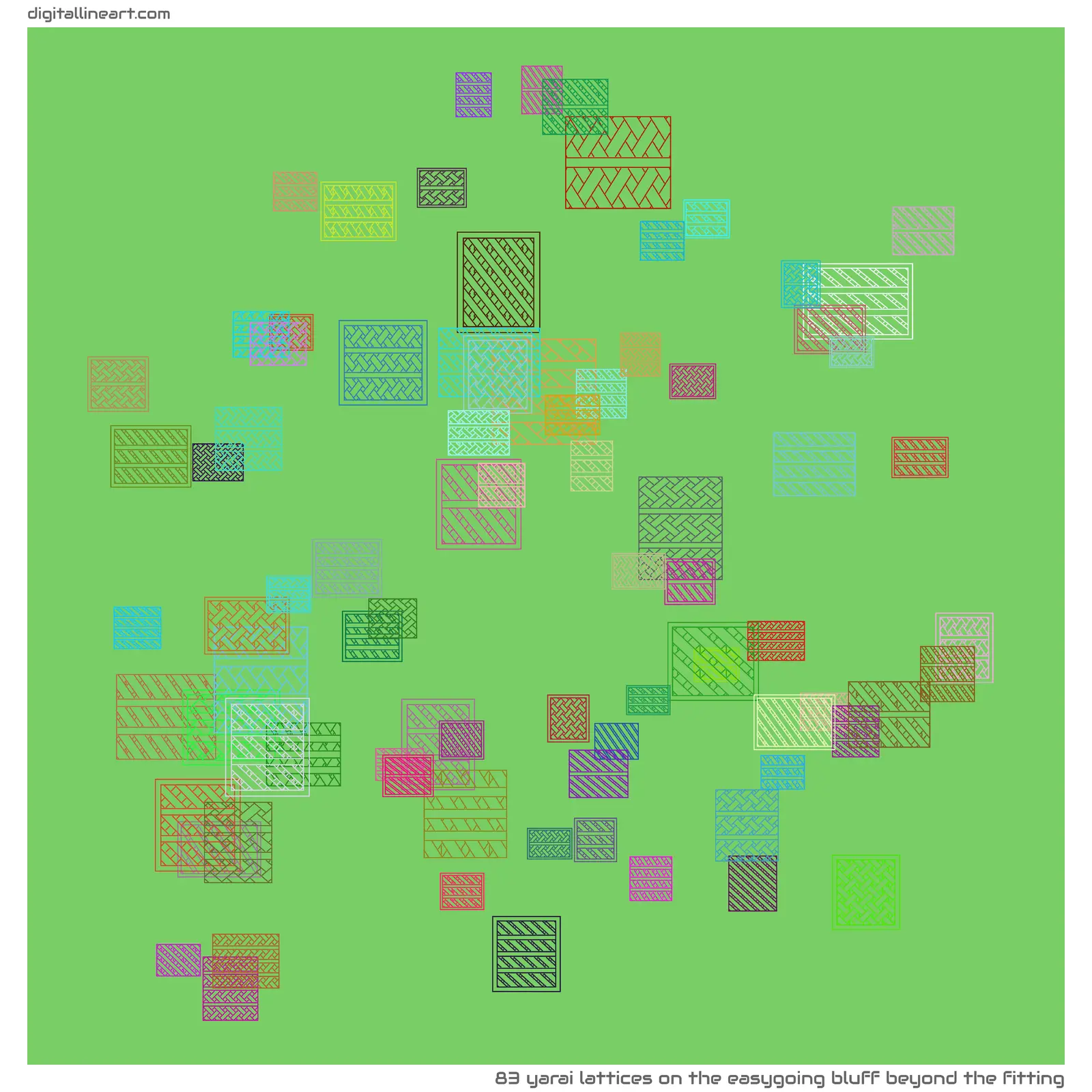 The Easygoing Bluff beyond the Fitting — 83 yarai lattices