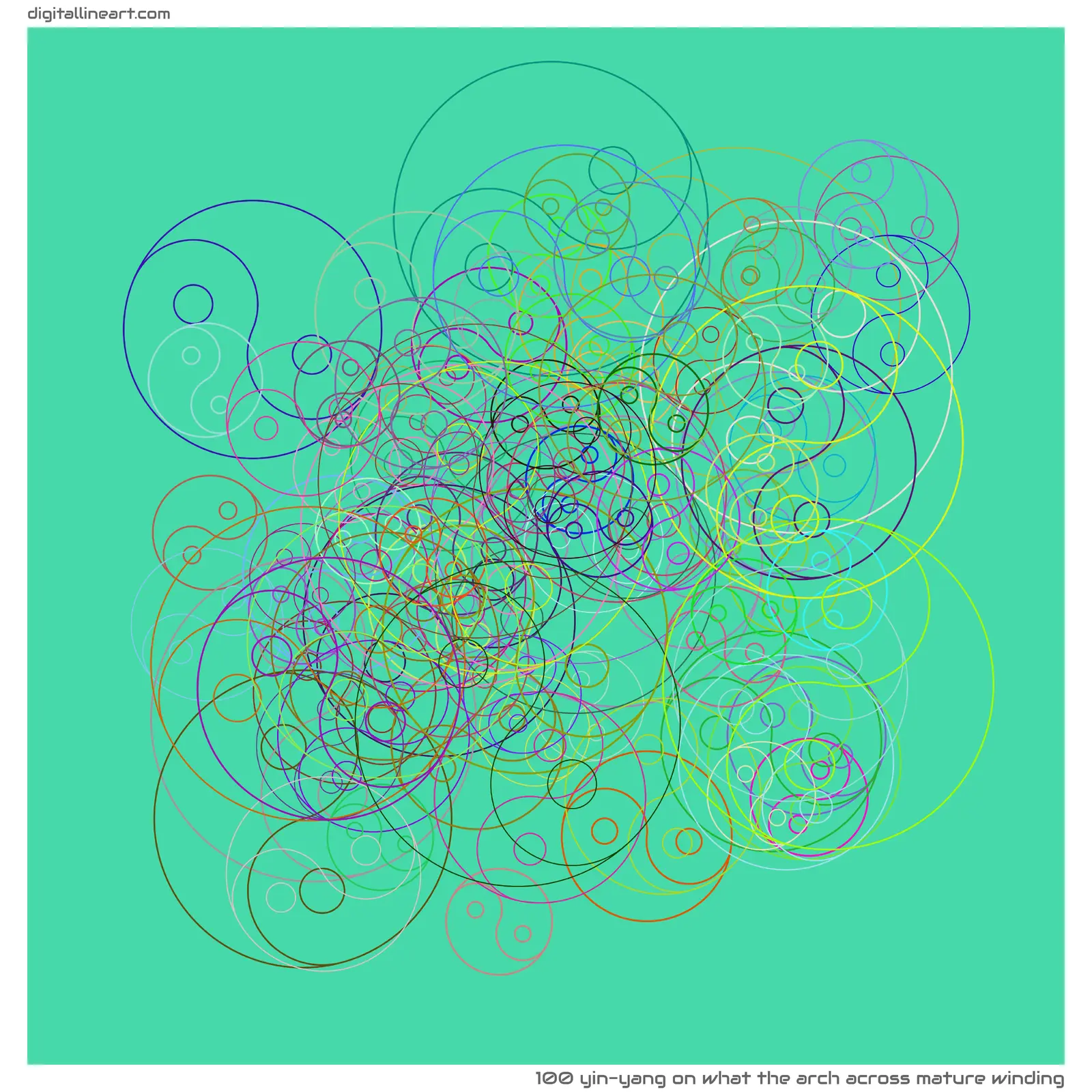 What the Arch across Mature Winding — Yin-Yang, 100 elements