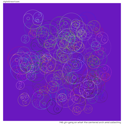 What the Centered Arch amid Collecting — Yin-Yang, 146 elements
