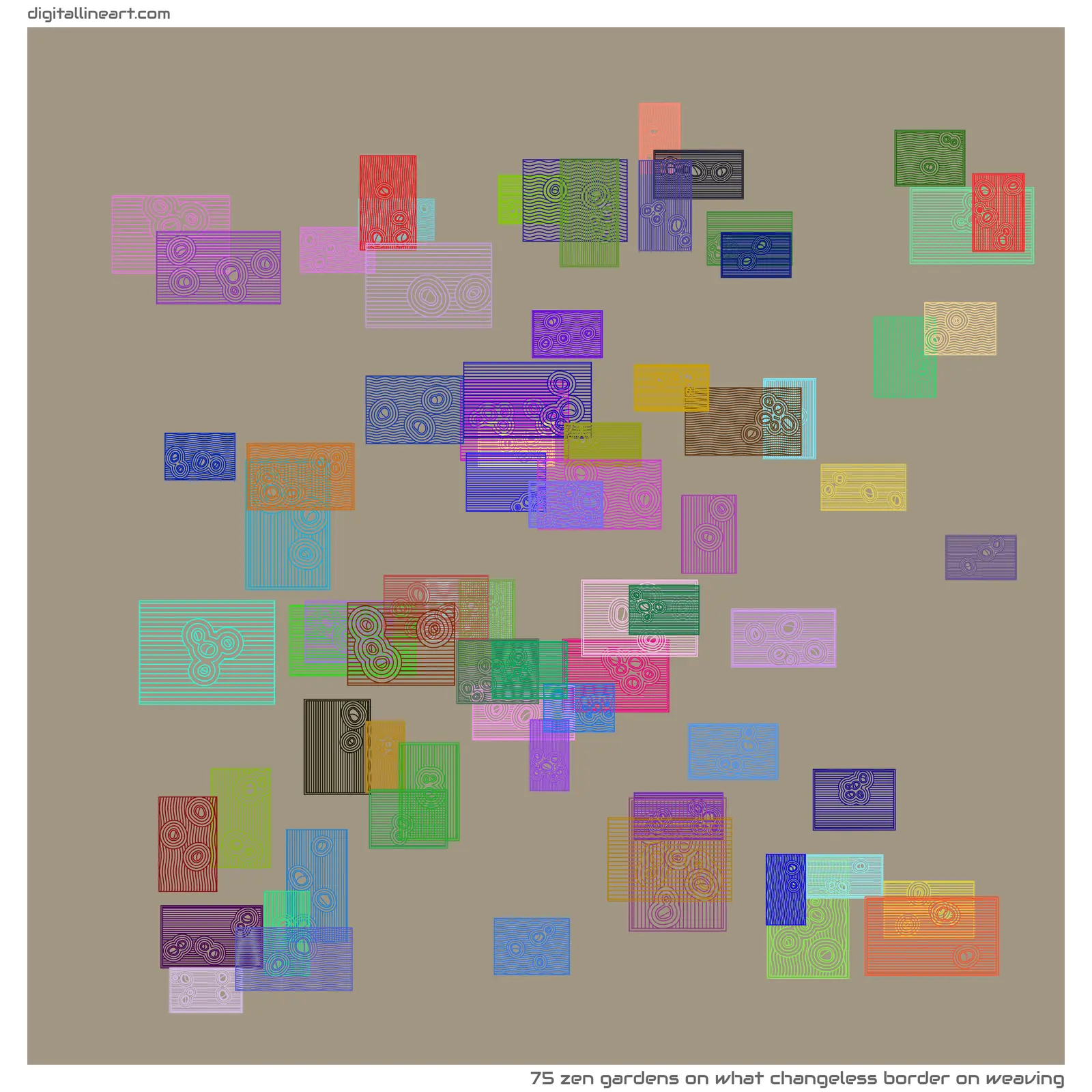 What Changeless Border on Weaving — 75 zen gardens