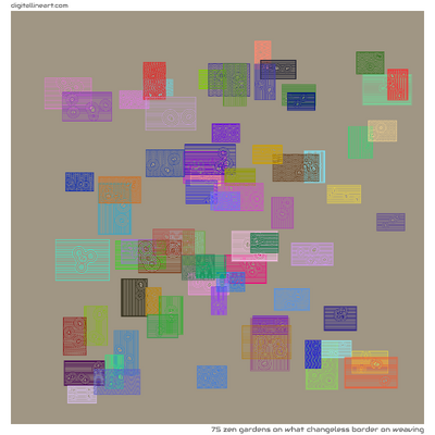 What Changeless Border on Weaving — 75 zen gardens