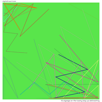 15 Zigzags in The Loamy Bog up Delineating