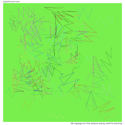 The Alcove along Restful Leaning — 118 zigzags