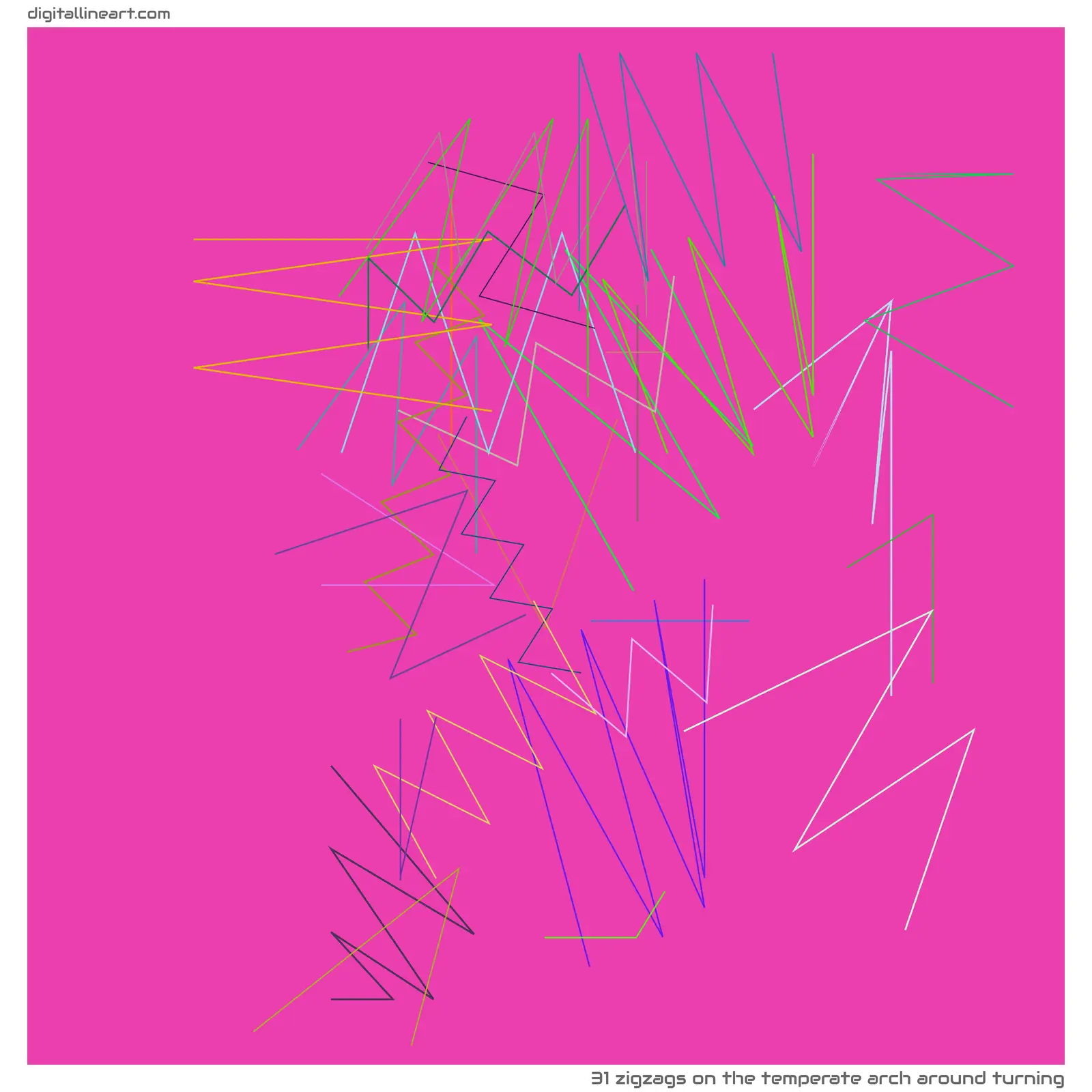 The Temperate Arch Around Turning — 31 zigzags