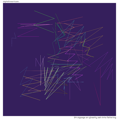 Ghastly Ash into Faltering — 34 zigzags