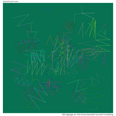 The Brine beneath Buried Trembling — 83 zigzags