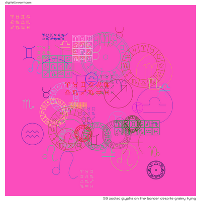 The Border despite Grainy Tying — 59 zodiac glyphs