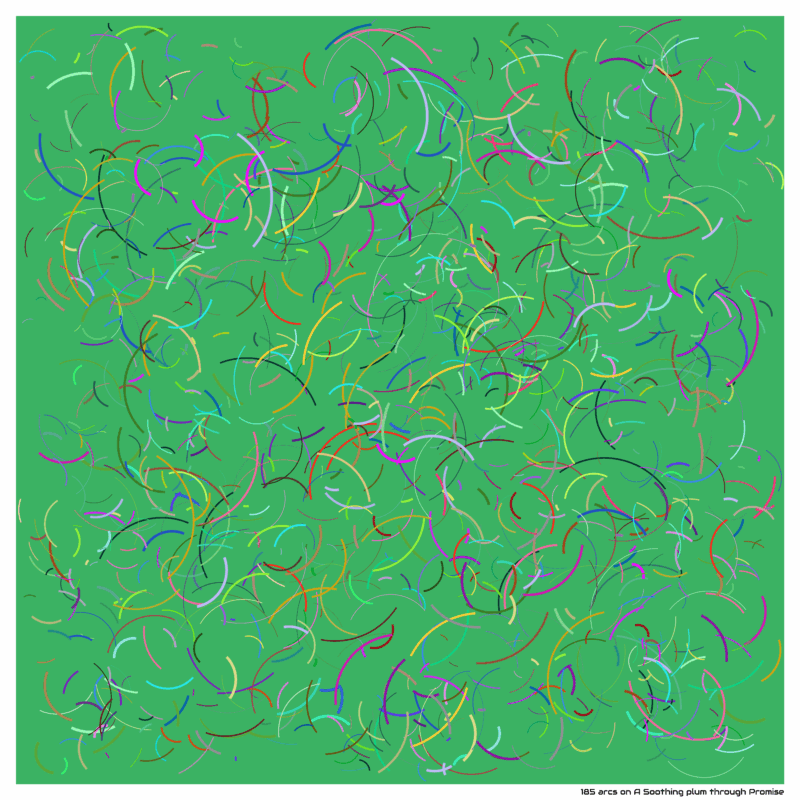 185 arcs on A Soothing plum through Promise