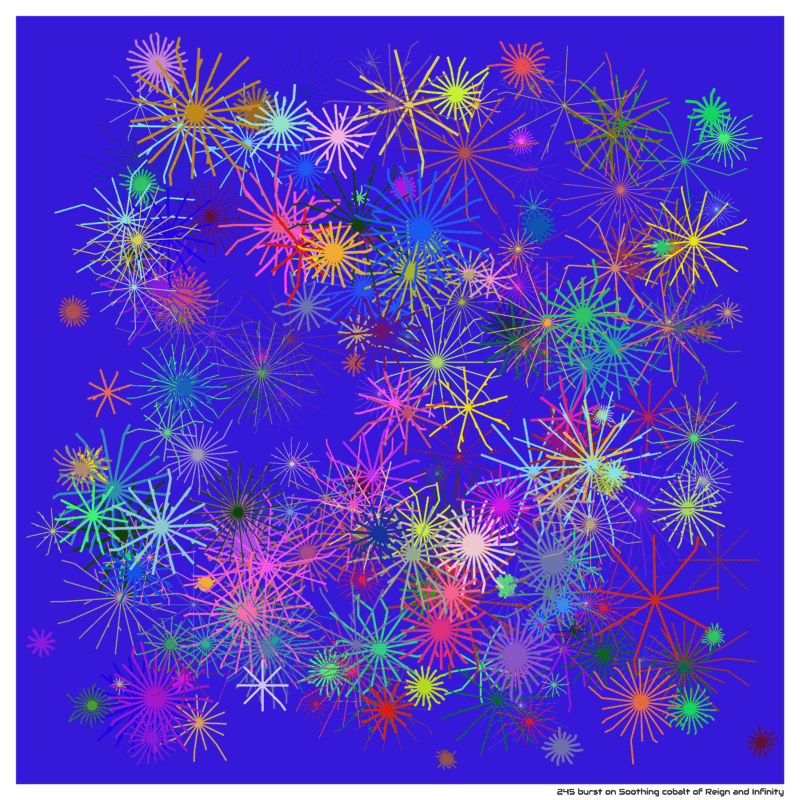 245 burst on Soothing cobalt of Reign and Infinity