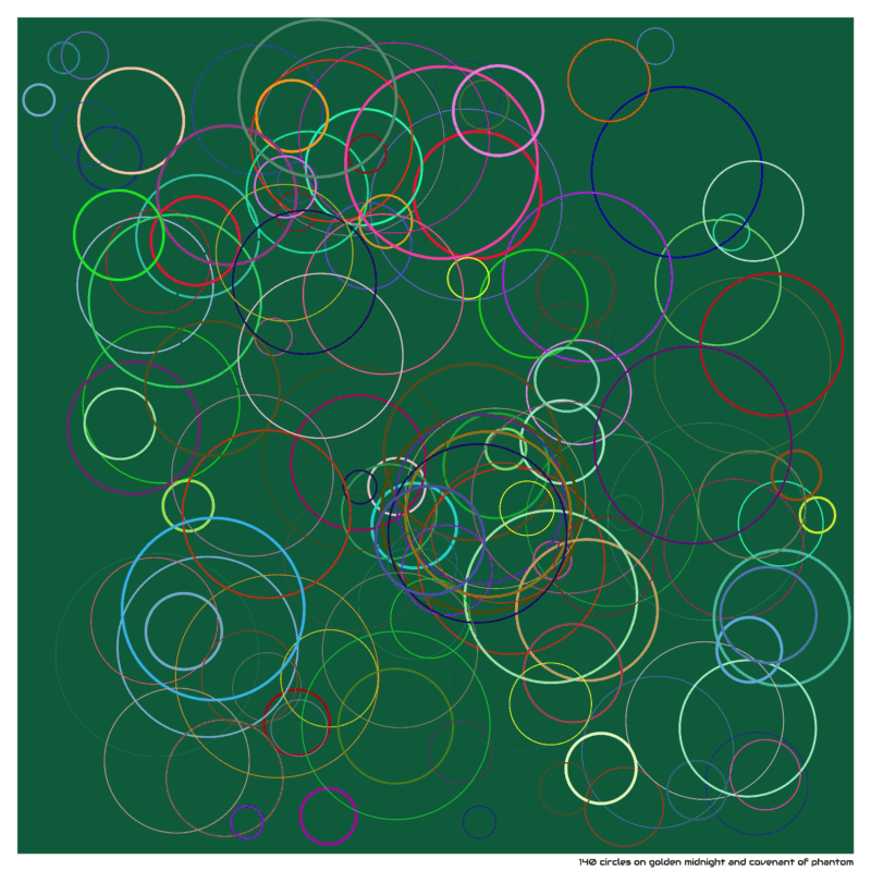 140 circles on golden midnight and covenant of phantom
