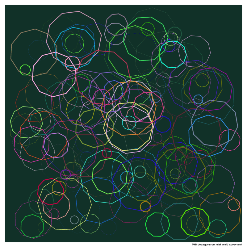 146 decagons on mist amid covenant