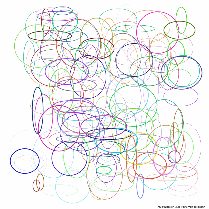 142 ellipses on vivid ivory from covenant