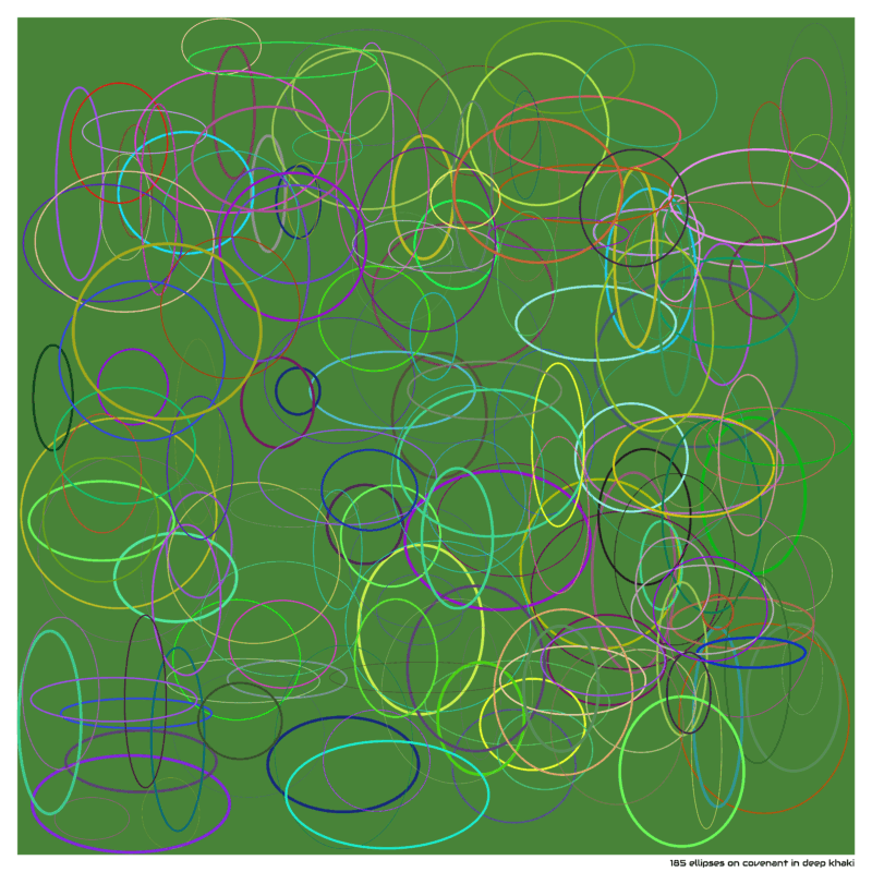 185 ellipses on covenant in deep khaki
