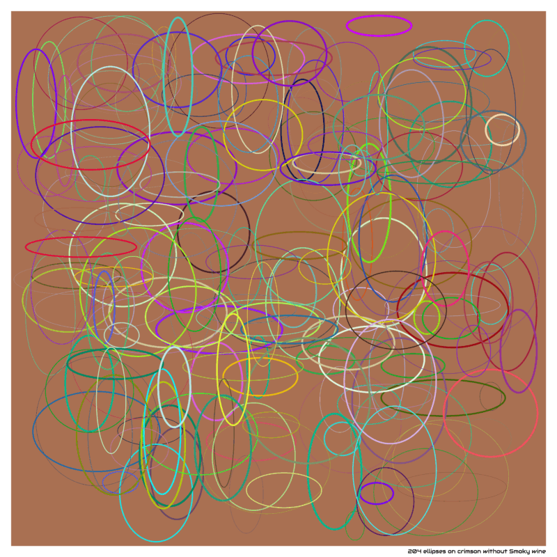 204 ellipses on crimson without Smoky wine