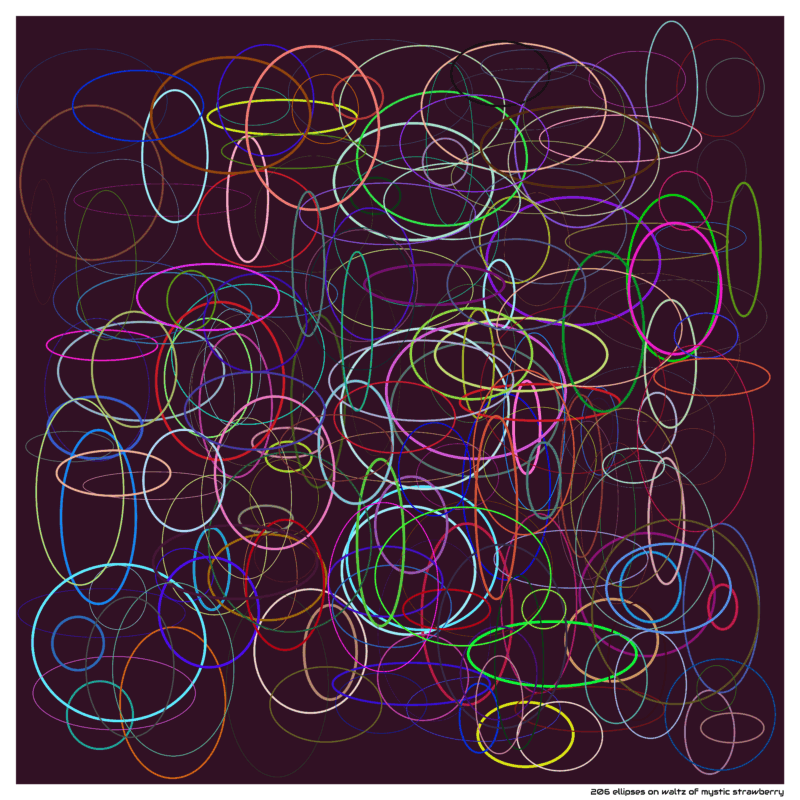 206 ellipses on waltz of mystic strawberry