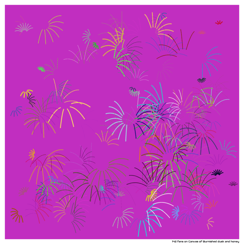 142 fans on Canvas of Burnished dusk and honey