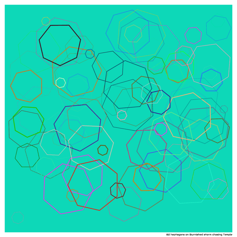 82 heptagons on Burnished storm chasing Temple