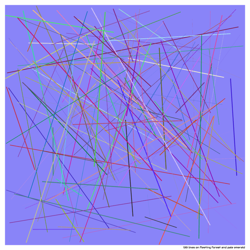 139 lines on fleeting forest and pale emerald