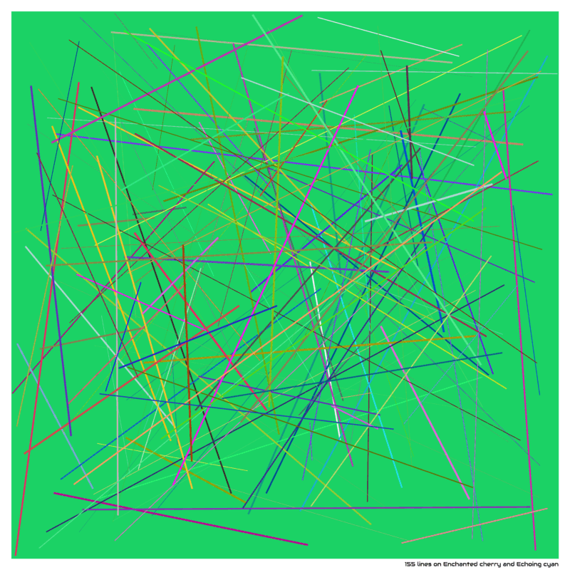 155 lines on Enchanted cherry and Echoing cyan