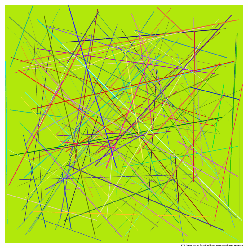 177 lines on ruin of silken mustard and mocha