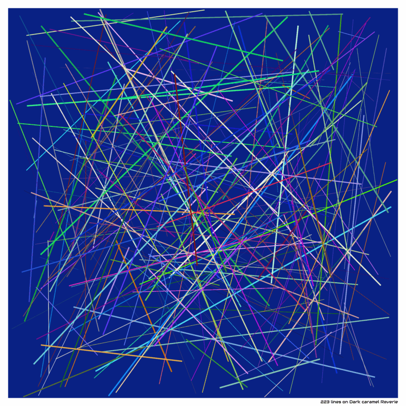 223 lines on Dark caramel Reverie