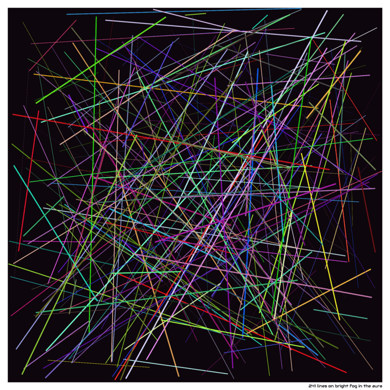 241 lines on bright fog in the aura