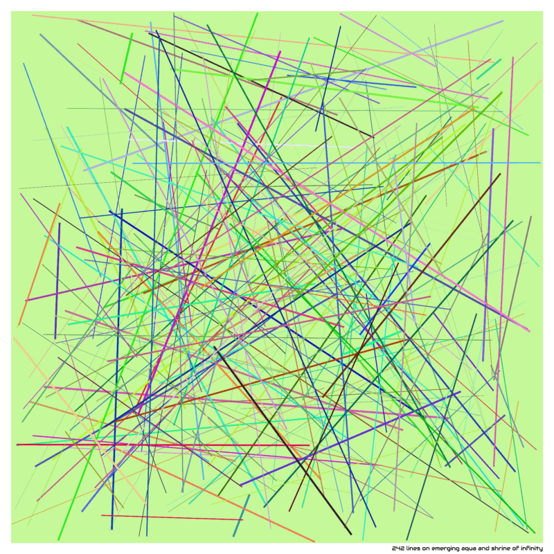 242 lines on emerging aqua and shrine of infinity