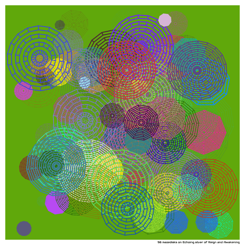 98 mazedisks on Echoing silver of Reign and Awakening