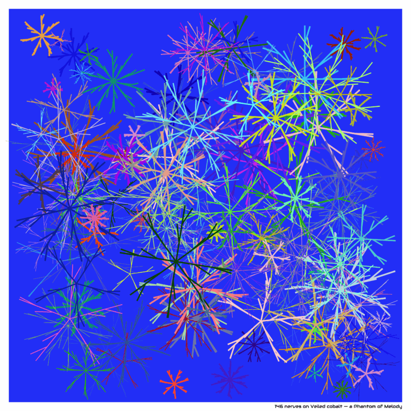 146 nerves on Veiled cobalt — a Phantom of Melody