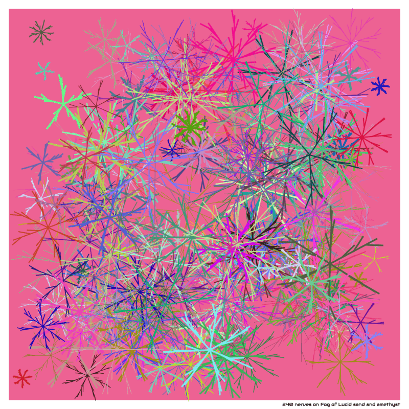 240 nerves on Fog of Lucid sand and amethyst