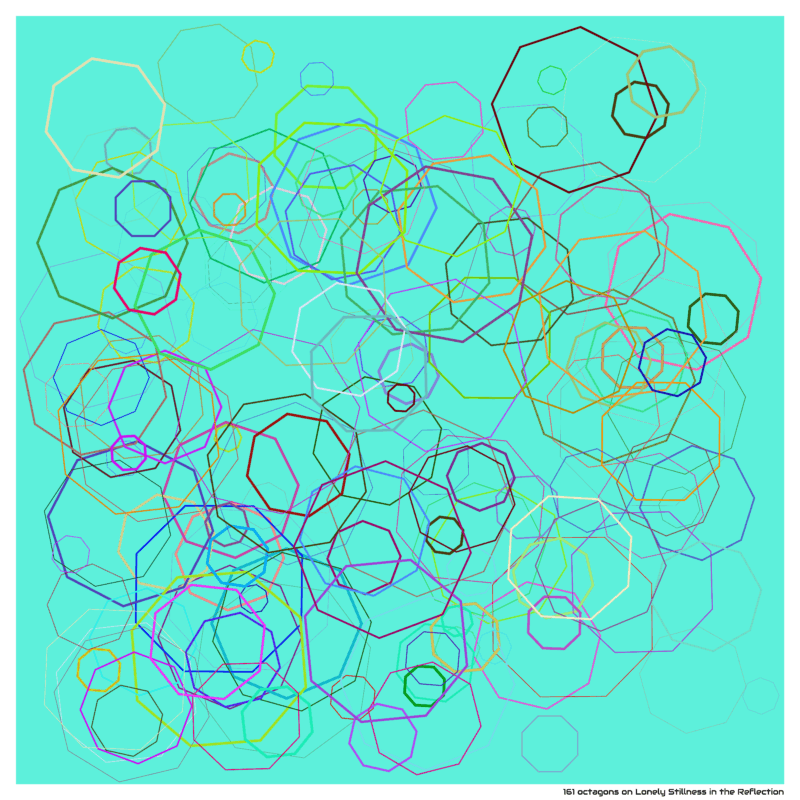 161 octagons on Lonely Stillness in the Reflection