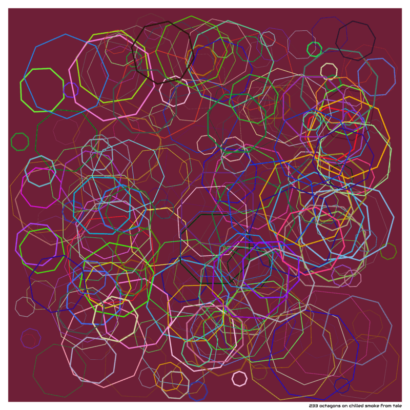 233 octagons on chilled smoke from tale